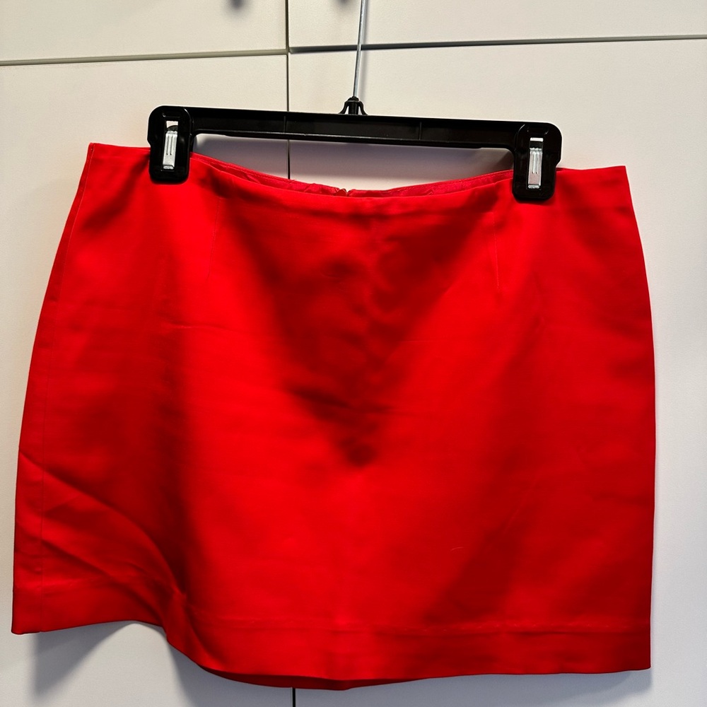 Trina Turk Red Mini Skirt - Size 8